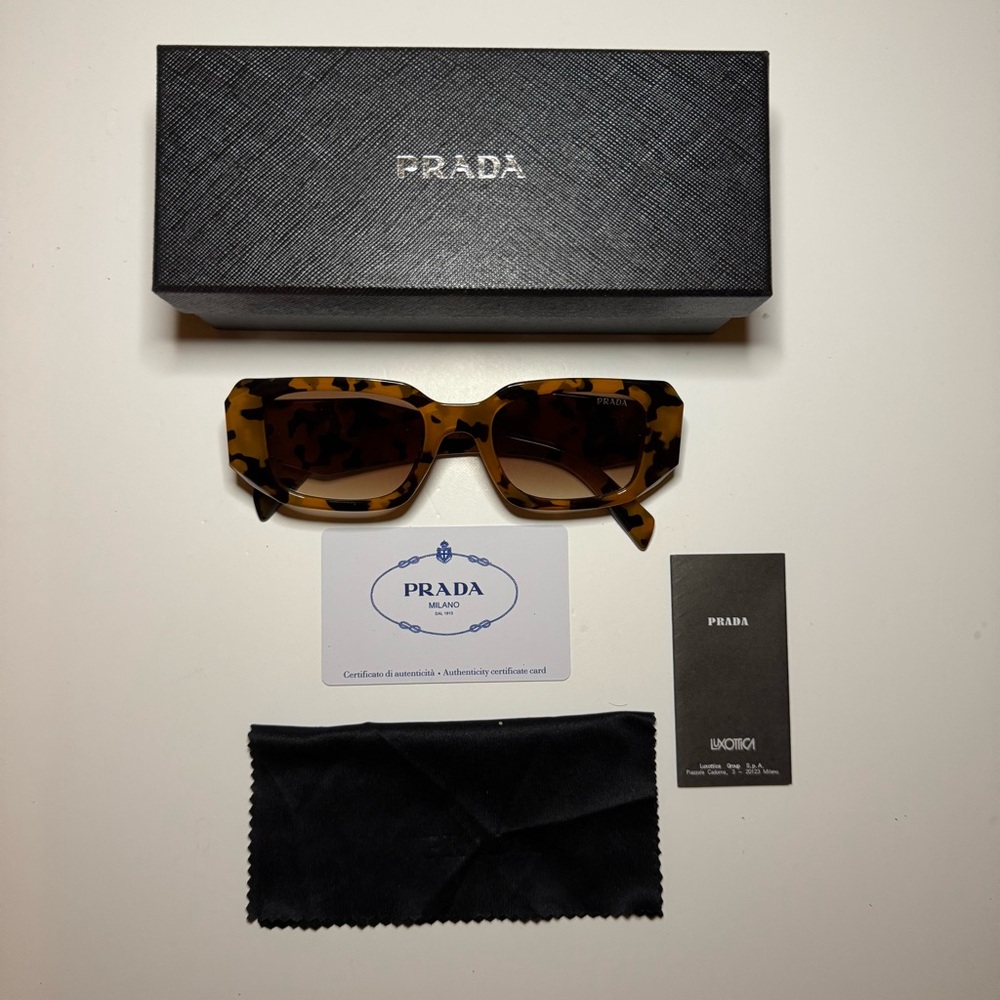 Prada Brown Tortoise Sunglasses